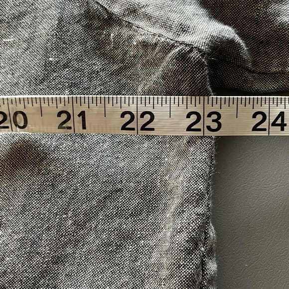 Andrea Jovine 100% Linen Blazer Jacket Gray/Brown Size Large - Picture 10 of 11